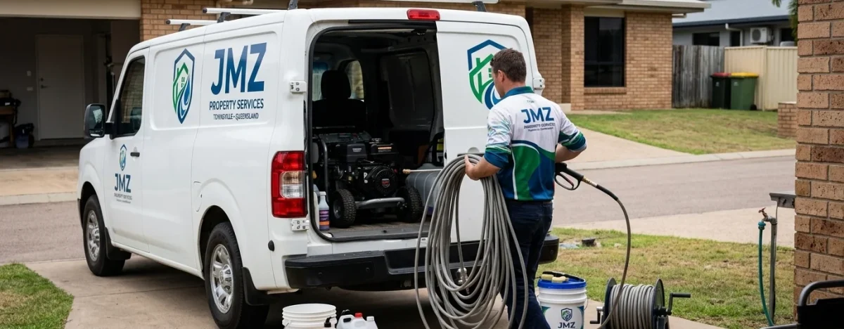 JMZ Property Services - Technician Unloading